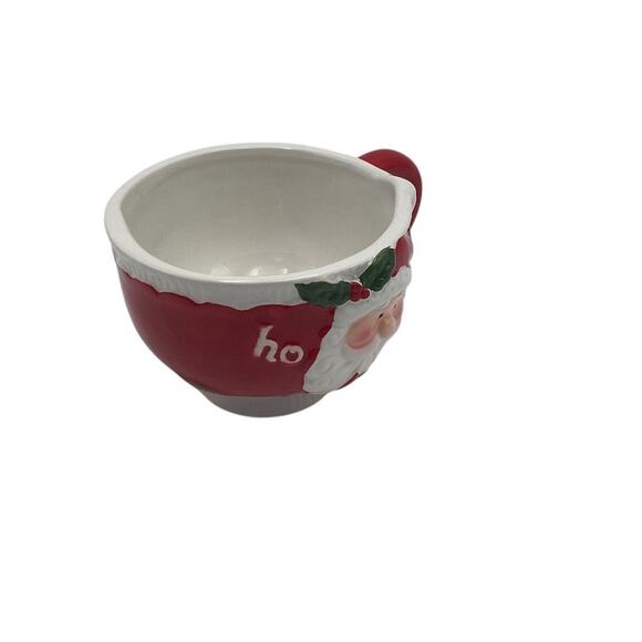 Santa Ceramic Mug Red Christmas Holiday Theme - Picture 3 of 9